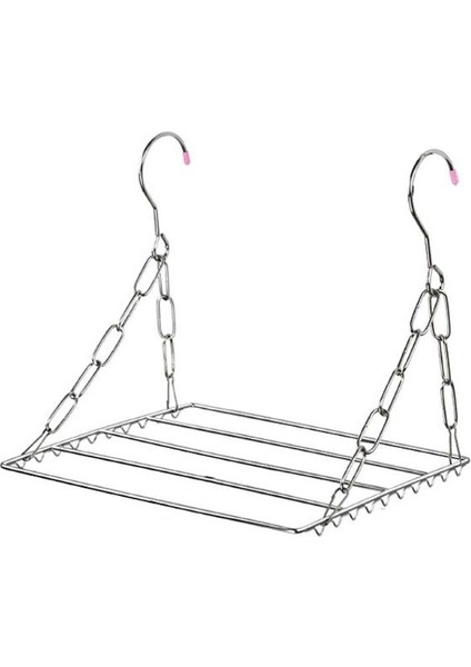 30CM Tarzı Balkon Katlanır Ayakkabı Kurutma Rafı Elbise Kurutma Askısı Paslanmaz Çelik Çamaşır Iç Giyim Havlu Depolama Tutucu Sağlam ve Dayanıklı (Yurt Dışından)