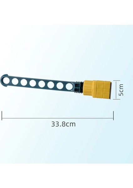 Mavi Stil 8 Delik Açık Seyahat Taşınabilir Kurutma Rafları Pencere Çerçevesi Elbise Askısı Ayarlanabilir Kapalı Asılı Raf Çamaşır Depolama Rafı (Yurt Dışından)