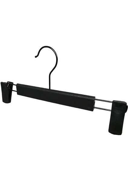 Siyah Stil Pantolon Etek Askıları Kaymaz Büyük Klipsli ve Döner Kancalı Ağır Hizmet Tipi Ince Askı Yerden Tasarruflu Klip Askıları Pantolon Etekler (Yurt Dışından) fiyatları