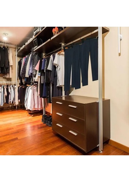 Siyah Stil Pantolon Etek Askıları Kaymaz Büyük Klipsli ve Döner Kancalı Ağır Hizmet Tipi Ince Askı Yerden Tasarruflu Klip Askıları Pantolon Etekler (Yurt Dışından) modelleri