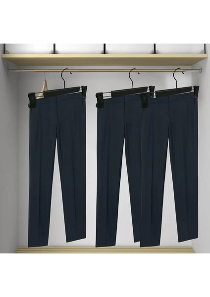 Siyah Stil Pantolon Etek Askıları Kaymaz Büyük Klipsli ve Döner Kancalı Ağır Hizmet Tipi Ince Askı Yerden Tasarruflu Klip Askıları Pantolon Etekler (Yurt Dışından) fırsatları