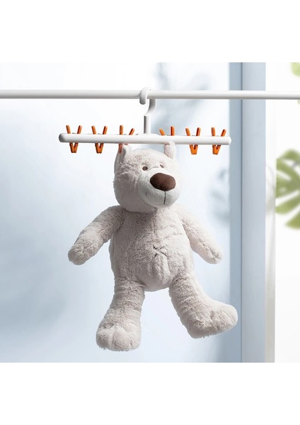 Bir Stil 6 Klipler Çok Fonksiyonlu Kurutma Rafı Çorap Sutyen Iç Çamaşırı Derece Dönen Elbise Askısı Rüzgar Geçirmez Clothespin Kurutma Askısı (Yurt Dışından) fırsatları
