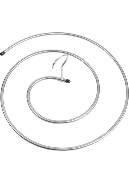 Gümüş Tarzı Yuvarlak Spiral Yorgan Çarşaf Askısı Paslanmaz Çelik Döner Kurutma Rafı Yerden Tasarruflu Battaniye Asılı Kurutucu Dış Mekan Için (Yurt Dışından)