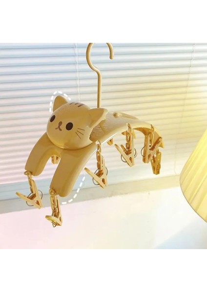 8 Mandal Karikatür Yavru Tasarım Elbise Kurutma Askısı Rüzgar Geçirmez Kıyafet Rafı Klipleri Çorap Çamaşır Kurutma Askısı Askı Iç Çamaşırı Çorap Tutucu (Yurt Dışından) fiyatları