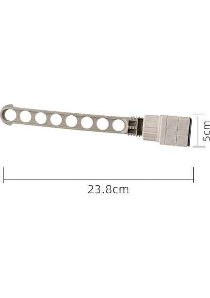 Gri Tarzı Döner Toka Tipi 8 Delik Kurutma Rafı Balkon Elbise Kurutma Rafı Duvara Monte Elbise Kurutma Rafı Banyo Kurutma Rafı Kapalı (Yurt Dışından)
