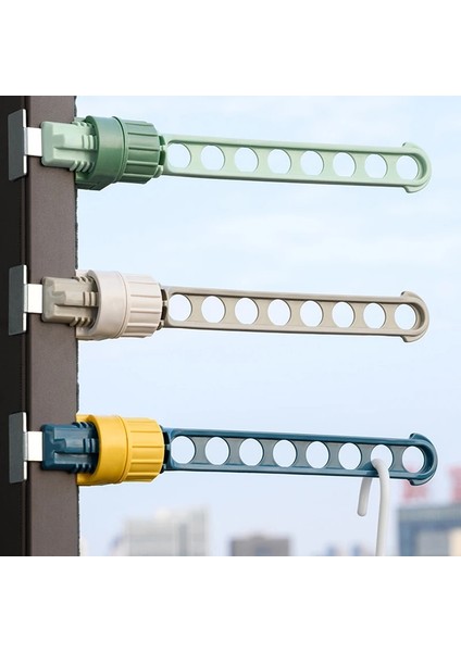 Gri Tarzı Döner Toka Tipi 8 Delik Kurutma Rafı Balkon Elbise Kurutma Rafı Duvara Monte Elbise Kurutma Rafı Banyo Kurutma Rafı Kapalı (Yurt Dışından) fiyatları