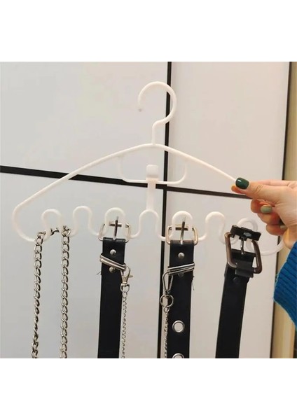 S Tarzı Dayanıklı Elbise Kurutma Rafı Plastik Yerden Tasarruf Elbise Rafı Dalgalar Çok Fonksiyonlu Destek Askıları Iyi Yük Taşıma Kapasitesi (Yurt Dışından)