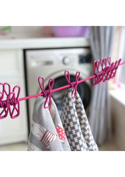 J Tarzı No.1 Boyutu Taşınabilir Çamaşır Ipi Seyahat Çamaşır Ipi Esnek Geri Çekilebilir Elastik Elbise Ipi Giydirme Kurutma Hattı Depolama (Yurt Dışından) fiyatları