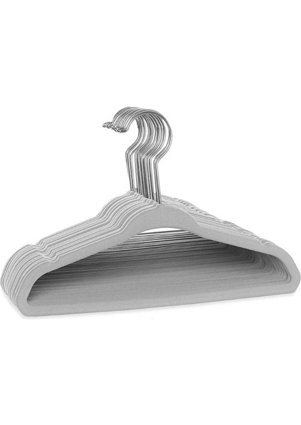 Gy Tarzı Bebek Kaymaz Kadife Askılar Yerden Tasarruf 360 Derece Döner Kanca Floklu Keçe Çocuk Elbise Kurutma Rafı Organizatör (Yurt Dışından)