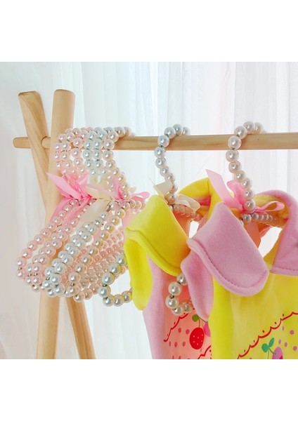 Mavi Stil 5 Adet Inci Askı Çocuk Yay Rafları Köpek Askıları Çamaşır Kancaları Plastik Giyim Kancaları Pet Kedi Çocuklar Moda Bebek Askıları (Yurt Dışından) indirimleri