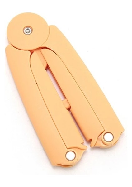 Sarı Stil Seyahat Katlanır Plastik Askı Taşınabilir Katlanabilir Katlanabilir Elbise Kurutma Rafı (Yurt Dışından)