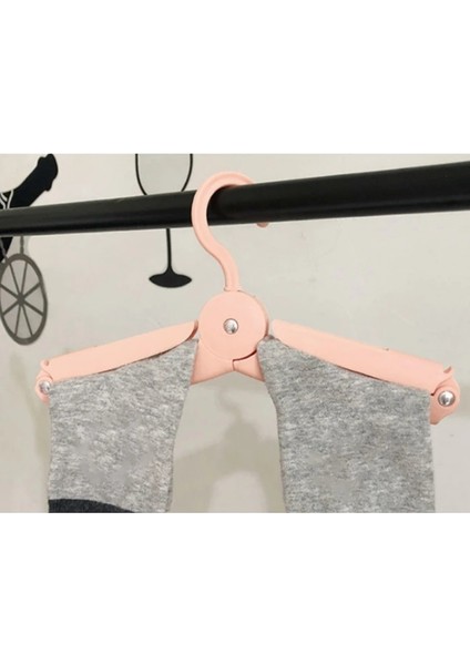 Sarı Stil Seyahat Katlanır Plastik Askı Taşınabilir Katlanabilir Katlanabilir Elbise Kurutma Rafı (Yurt Dışından) modelleri