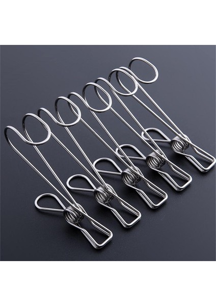 Küçük Stil 10 Parça Kuyruk Klip Askı Kanca Çamaşır Kancaları Paslanmaz Çelik Elbise Mandalları Fotoğraf Klip Giydirin Asılı Evrensel Havlu Klipleri (Yurt Dışından) modelleri