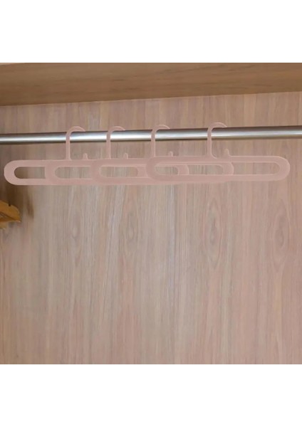 Sarı Stil Kaymaz Elbise Askıları 10 Set Ev Giysileri Rüzgara Dayanıklı Depolama Rafı Ağır Hizmet Standı Raf Etekler Kot Elbiseler (Yurt Dışından)