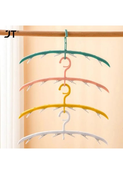Sarı Stil Kalınlaşmış 6 Klipler Askı Öğrenci Yurdu Rüzgar Geçirmez Plastik Iç Çorap Klipleri Ev Elbise Askısı Organizatör (Yurt Dışından) fiyatları
