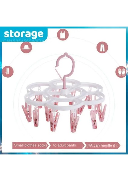 No.2 Tarzı 360 Açı Döner Tasarım Plastik Elbise Kurutma Makinesi Rafı Plastik Witlips Katlanır Elbise Kurutma Makinesi Askısı Rüzgar Geçirmez Dayanıklı Askı (Yurt Dışından) indirimleri