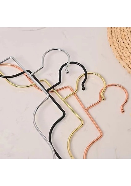 Altın Tarzı Metal Tel Vücut Şekli Bikini Mayo Askısı Kız Elbise Tutucu Unisex Kıyafet Askısı Beachwear Raf Vestiyer Çamaşırhane Için (Yurt Dışından)