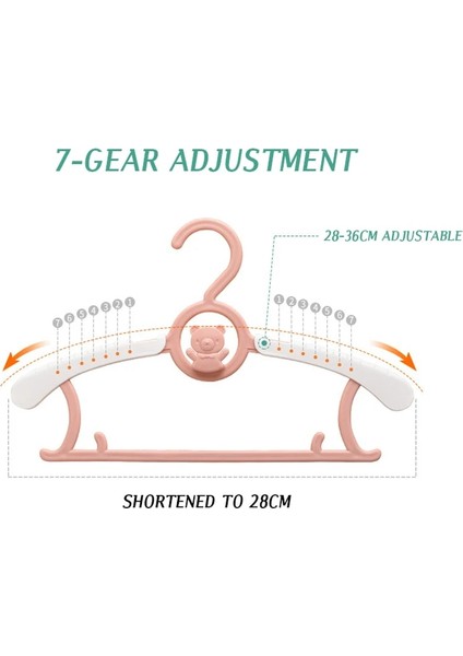 5 Adet-Yeşil Tarzı 5 Adet Kaymaz Bebek Elbise Askıları Çocuklar Için Kurutma Rafları Telescoldren Depolama Askı Dolap Organizatör Mont Ev (Yurt Dışından) fiyatları