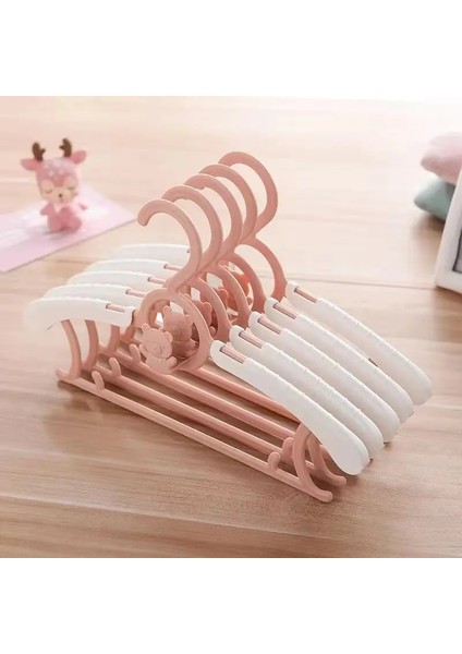 5 Adet-Yeşil Tarzı 5 Adet Kaymaz Bebek Elbise Askıları Çocuklar Için Kurutma Rafları Telescoldren Depolama Askı Dolap Organizatör Mont Ev (Yurt Dışından) indirimleri