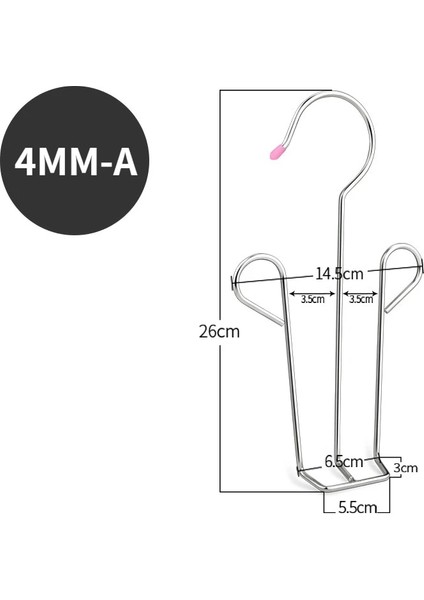 Bir Stil Paslanmaz Çelik Ayakkabı Kurutma Rafı Askı Çok Fonksiyonlu Istiflenebilir Ayakkabı Rafı Yerden Tasarruf Ev Ayakkabı Depolama Organizatör 4 mm (Yurt Dışından)