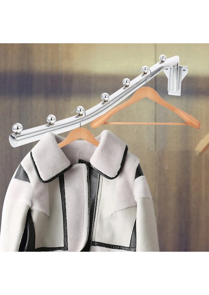 Gümüş Tarzı 41X7CM Salıncak Kolu Kancaları Duvara Asılı Elbise Kurutma Rafı Portmanto Duvara Monte Elbise Kancaları Duvara Monte Elbise Askısı (Yurt Dışından) fiyatları