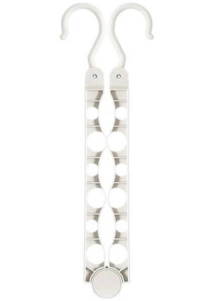 Beyaz Stil Çok Fonksiyonlu Sihirli Katlanabilir Elbise Askısı Derecesi Dönen Delikli Rüzgar Geçirmez Askı Ev Aletleri (Yurt Dışından)