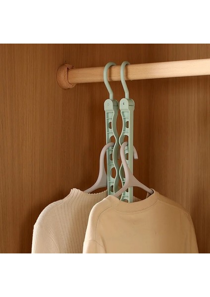 Beyaz Stil Çok Fonksiyonlu Sihirli Katlanabilir Elbise Askısı Derecesi Dönen Delikli Rüzgar Geçirmez Askı Ev Aletleri (Yurt Dışından) modelleri