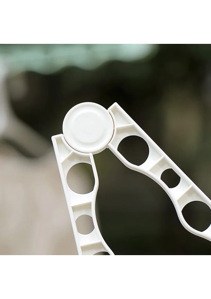 Beyaz Stil Çok Fonksiyonlu Sihirli Katlanabilir Elbise Askısı Derecesi Dönen Delikli Rüzgar Geçirmez Askı Ev Aletleri (Yurt Dışından) fırsatları