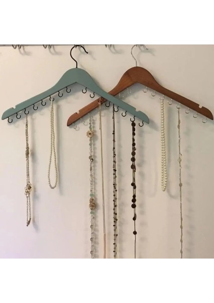 Mavi Stil Elbise Askısı 16 Kanca ile Kaymaz Masif Ahşap Oluk Uzay Tasarrufu Çok Fonksiyonlu Takı Depolama Askı Ev Gereçleri (Yurt Dışından) modelleri