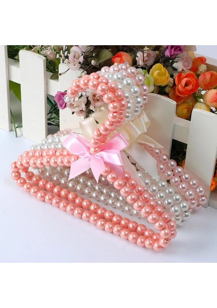 Mavi Stil Ev Için Yay Kaymaz Abs Çocuk Sahte Inci Raflı Elbise Askısı (Yurt Dışından) fırsatları