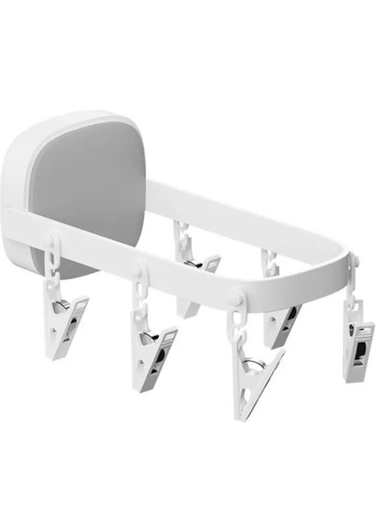 Gri Tarzı Katlanır Elbise Kurutma Makinesi Askı Çocuk Yetişkinler Elbise Kurutma Makinesi Rüzgar Geçirmez Çorap Iç Çamaşırı Plastik Kurutma Rafı Çorap Depolama Tutucular (Yurt Dışından)