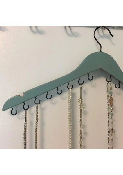 Mavi Stil Elbise Askısı 16 Kanca ile Kaymaz Masif Ahşap Oluk Uzay Tasarrufu Çok Fonksiyonlu Takı Depolama Askı Ev Gereçleri (Yurt Dışından) indirimleri