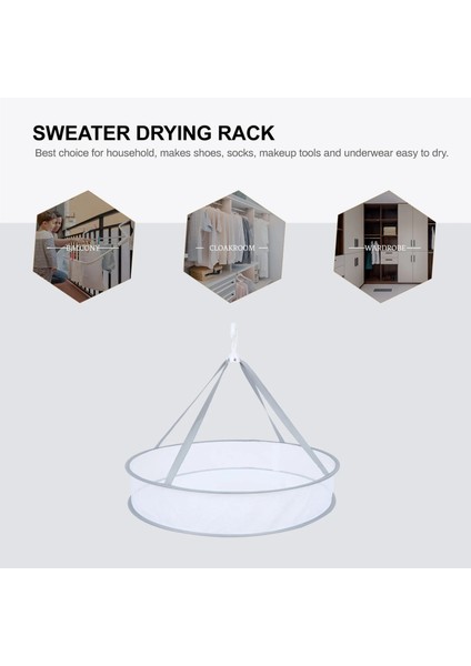 Beyaz Stil 61X61X47CM Kazak Kurutma Sepeti Gri Kazak Katlanır Kazak Kurutma Makinesi Elbise Kurutma Sepeti Katlanabilir Elbise Kurutma Rafı (Yurt Dışından) fiyatları