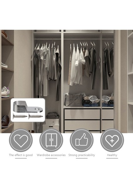 Gümüş Tarzı 4.8X2X1.1CM Loset Çubuklar Duş Çubuğu Tutucu Dolap Boru Tutucu Dolap Çubuğu Donanım Perdeleri Çubuk Köşe Perde Çubuğu Bom Standı (Yurt Dışından) fırsatları