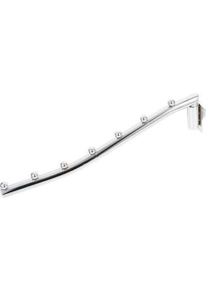 Gümüş Tarzı 41X7CM Asılı Ray Duvara Monte Elbise Rafı Askılar Elbise Elbise Kancaları Duvara Monte Kurutma Rafı (Yurt Dışından) fiyatları