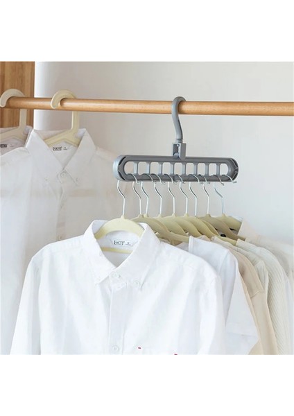 Gri Tarzı Çok Işlevli Plastik Elbise Askısı Kurutma Tehlike Depolama Askıları Sihirli Çok Portlu Destek Elbise Askıları Kurutma Rafı Kurutma (Yurt Dışından) modelleri