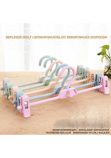 Yeşil-10 Adet Tarzı 2-Ayarlanabilir Kaymaz Klipsli Plastik Etek Pantolon Askısı Gömlek, Elbise, Dayanıklı Sağlam Plastik Askı Için Döner Kanca (Yurt Dışından) fiyatları