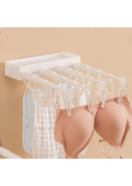 Gri Tarzı Duvara Monte Kurutma Rafı Pp Teleskopik Kurutma Iç Çamaşırı Rafı Depolama Tasarımı Yumruk Ücretsiz Space Saver Elbise Tutucu Külot (Yurt Dışından) modelleri