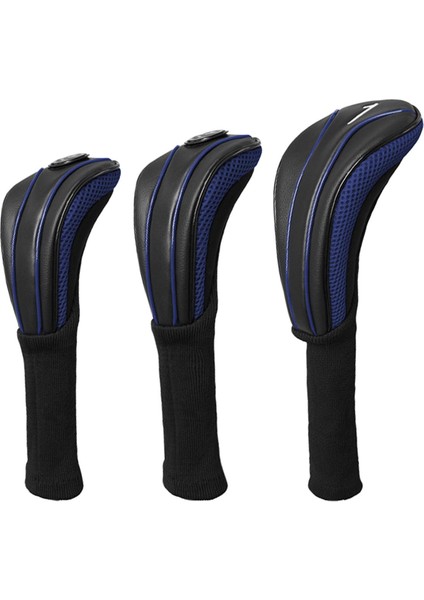 3x Golf Kulübü I Golfçü Hediye Pu Golf Ahşş Örtüleri Mavi (Yurt Dışından)