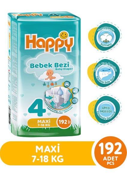 Bebek Bezi Maxi 4 No 48 Li x 4 Adet