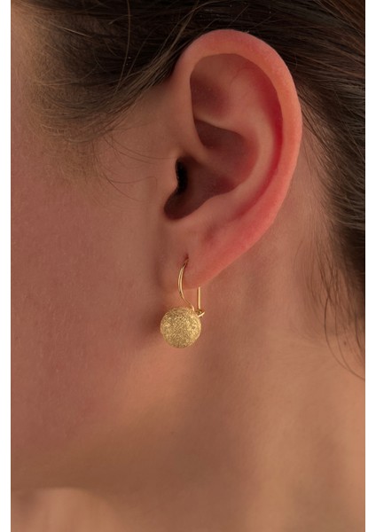 14 Ayar Altın Top Sallantılı Küpe fiyatları