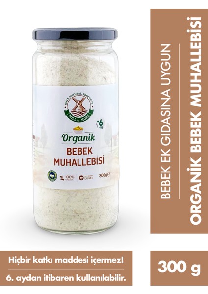 Organik Bebek Muhallebisi 300 G +6 Ay