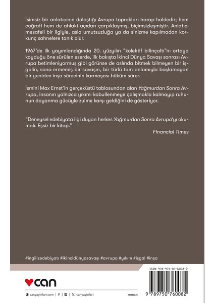 Yağmurdan Sonra Avrupa - Alan Burns modelleri