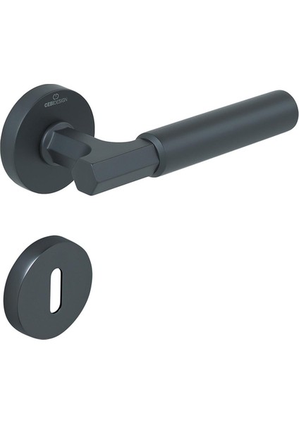 A5182-10 PC27 PC27 Mood-F Düz Knurling Kapı Kolu
