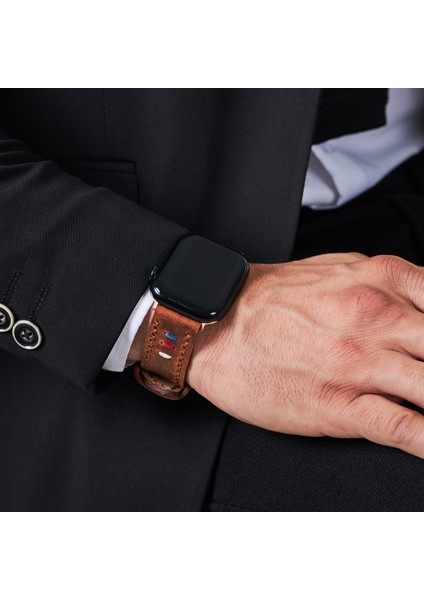 Apple Watch 42MM 44MM 45MM 49MM 3 / 4 / 5 / 6 / Se / 7 / 8 / Ultra / Ultra 2 Deri Kordon Deri Kayış Taba fiyatları