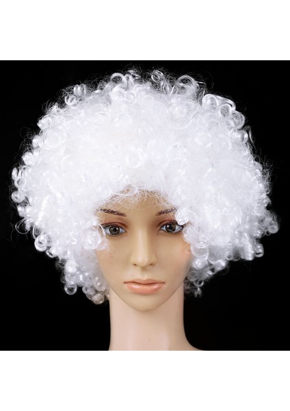 Çocuk Yetişkin Siyah Afro Peruk Hayranları Komik Çünkü Peruk Retro Disko Kıvırcık Saç Sahne (Yurt Dışından) indirimleri