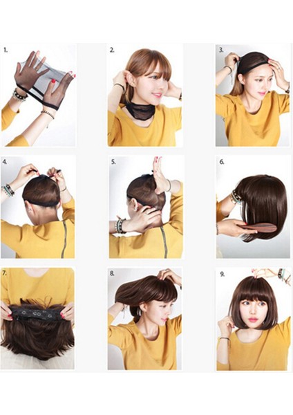 Saç Peruk Brezilyalı Düz Bob Doğal Peruk Dantel Ön Peruk Ön (Yurt Dışından) modelleri