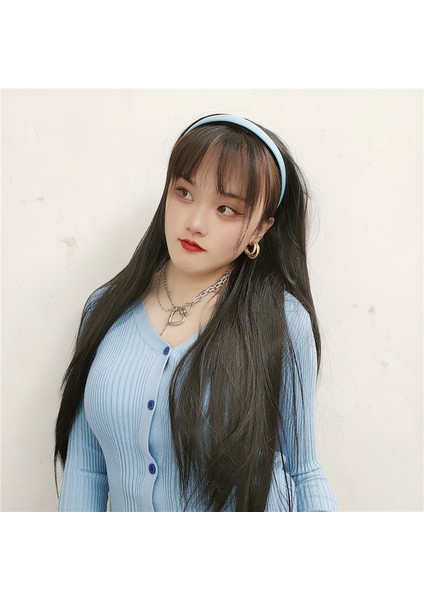 Saç Bandı Yarım Başlık Uzun Düz Saç Kadın Peruk Tek Parça Iki Tip Destek Tek Parça (Yurt Dışından) fırsatları