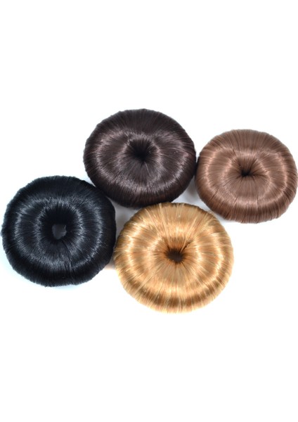Chignon Donut Peruk Sarmal Saç Kabarık Topuz Kafa Saç Çantası Süs Donut Peruk Saç Çantası Saç Bandı (Yurt Dışından) fırsatları