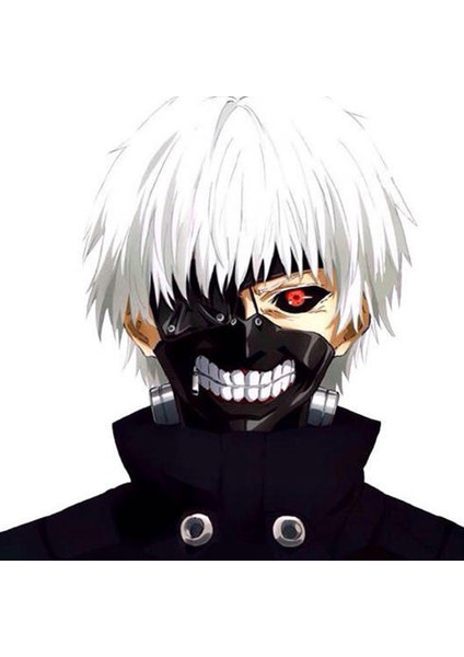 Peruk Erkekler ve Kadınlar Japon Anime Cosplay Tokyo Ghoul Beyaz Peruk Kısa Saç Tek Parça Mevcuttur (Yurt Dışından) indirimleri